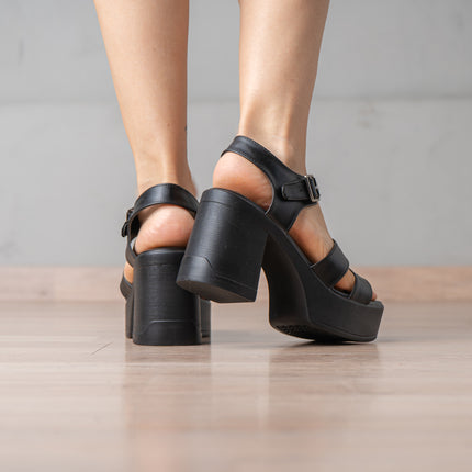 Sandalias Casuales Mujer Rosita - Negro