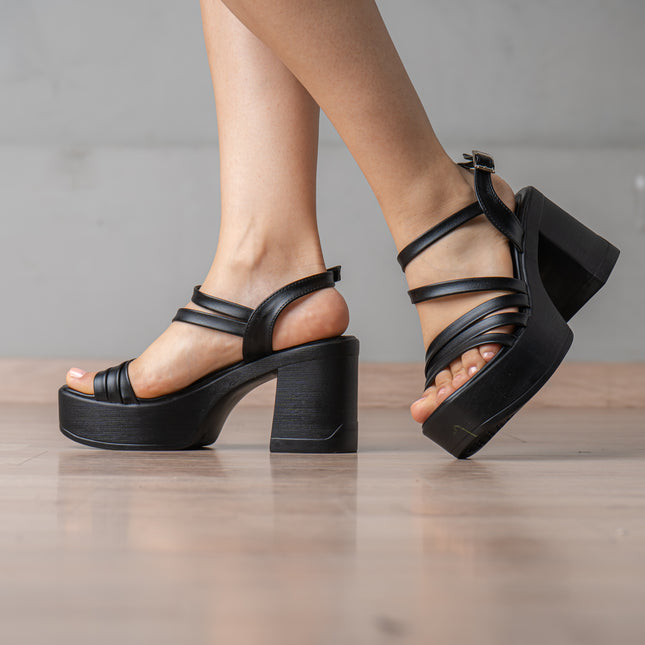 Sandalias de Vestir Mujer Shima - Negro