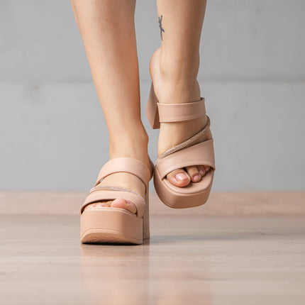 Sandalias de Vestir Mujer Stevil - Nude