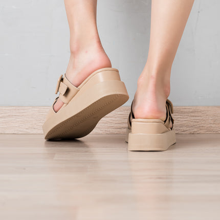 Sandalias Casuales Mujer Temuco - Beige