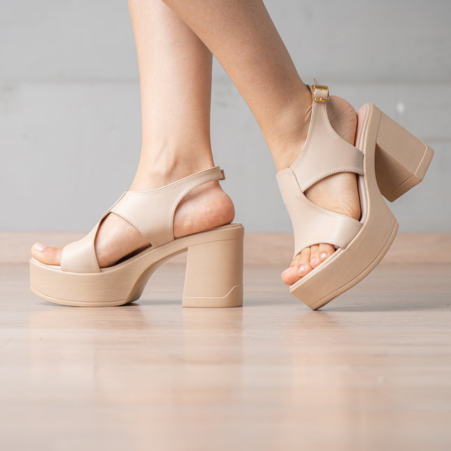 Sandalias de Vestir Mujer Victorina - Beige