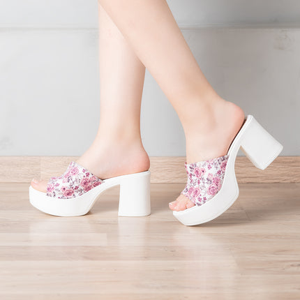 Sandalias Casuales Mujer Vitoni - Blanco