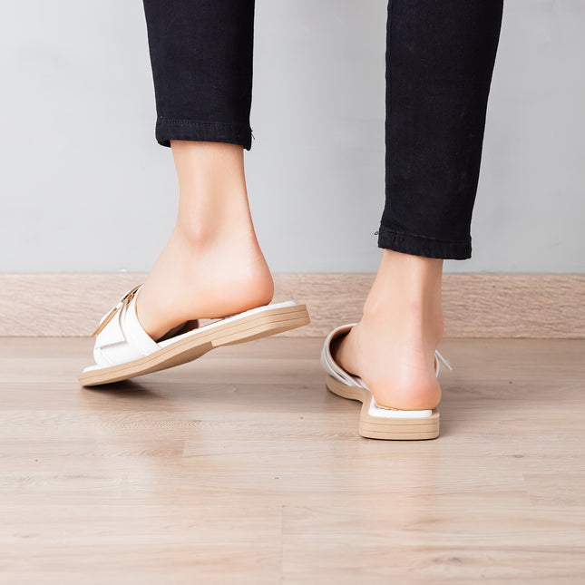 Sandalias Casuales Mujer Wilkens - Blanco