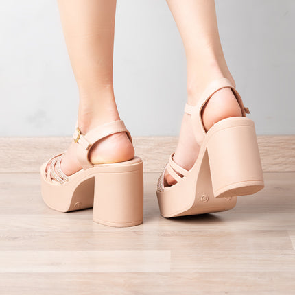 Sandalias de Vestir Mujer Yanci - Nude