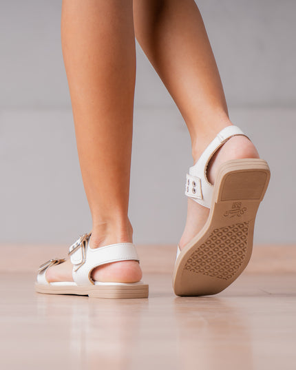 Sandalias Casuales Mujer Yubok - Hueso