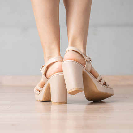 Sandalias de Vestir Mujer Yulyz - Nude