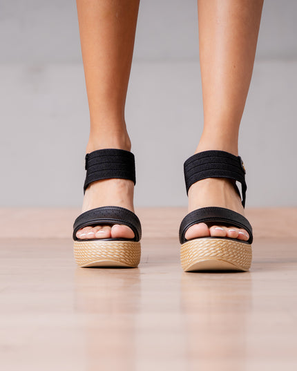 Sandalias Casuales Mujer Zacarias - Negro