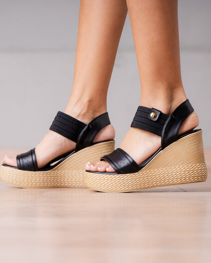 Sandalias Casuales Mujer Zacarias - Negro
