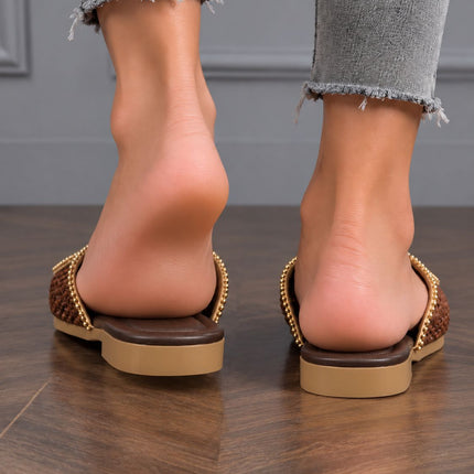 Sandalias Casuales Mujer Lavina - Marrón