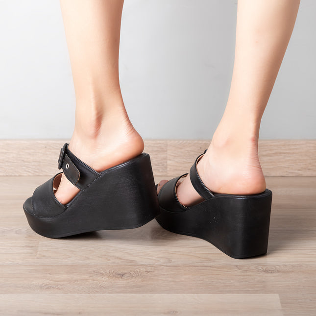 Sandalias Casuales Mujer Reichel - Negro