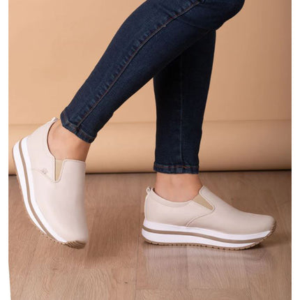 Zapatillas Urbanas Mujer Shumen - Beige