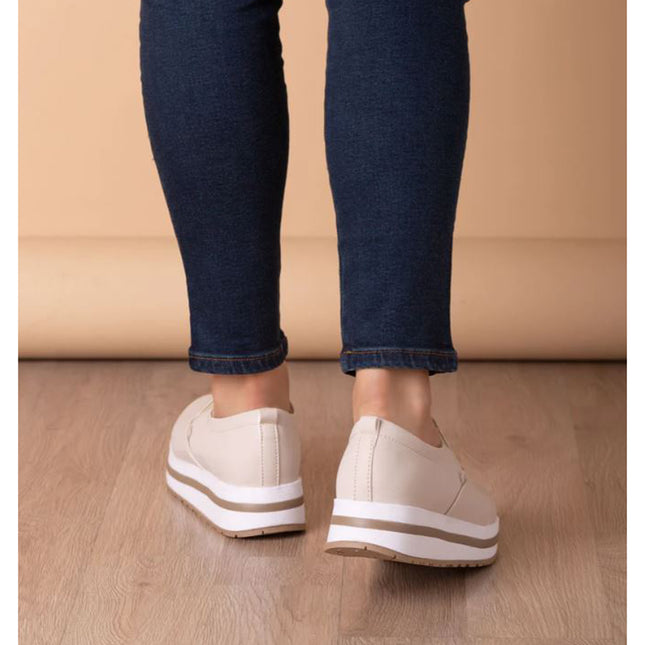 Zapatillas Urbanas Mujer Shumen - Beige