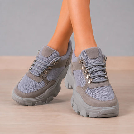 Zapatillas Urbanas Mujer Sidney - Plomo