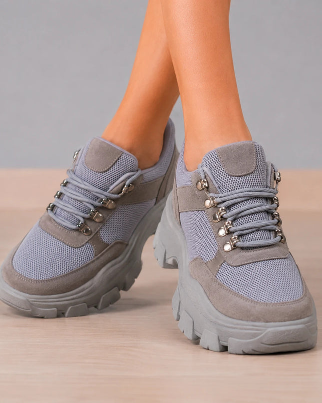 Zapatillas Urbanas Mujer Sidney - Plomo