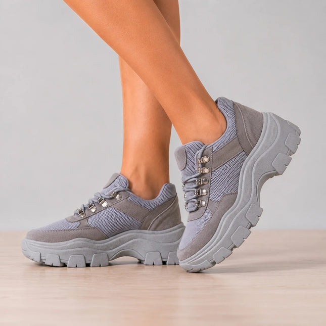 Zapatillas Urbanas Mujer Sidney - Plomo