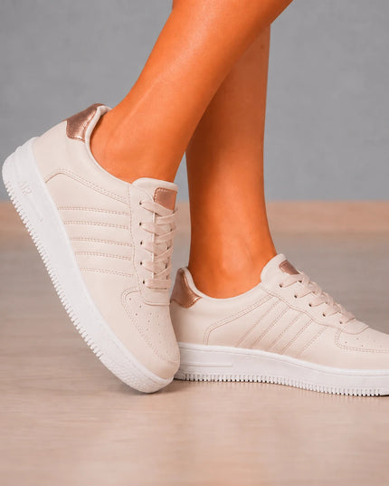 Zapatillas Urbanas Mujer Sisak - Beige