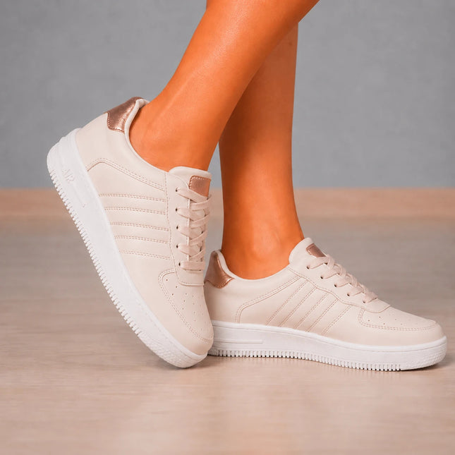 Zapatillas Urbanas Mujer Sisak - Beige