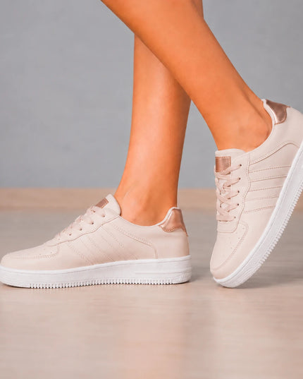 Zapatillas Urbanas Mujer Sisak - Beige