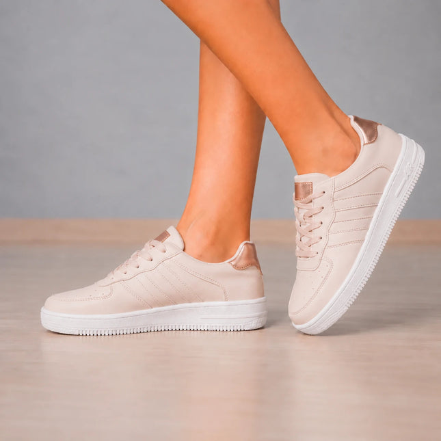 Zapatillas Urbanas Mujer Sisak - Beige