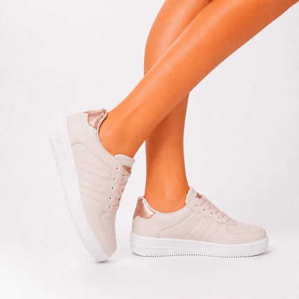 Zapatillas Urbanas Mujer Sisak - Beige