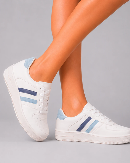 Zapatillas Urbanas Mujer Sisak - Celeste