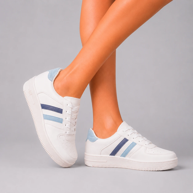 Zapatillas Urbanas Mujer Sisak - Celeste