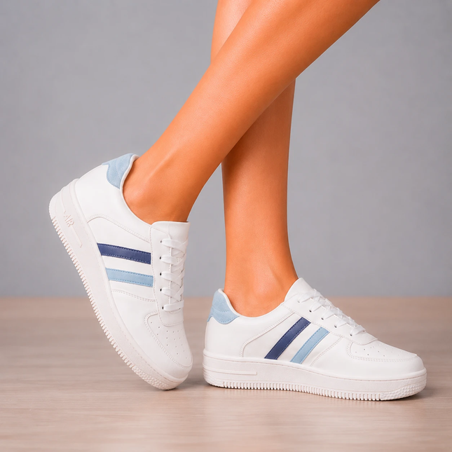 Zapatillas Urbanas Mujer Sisak - Celeste