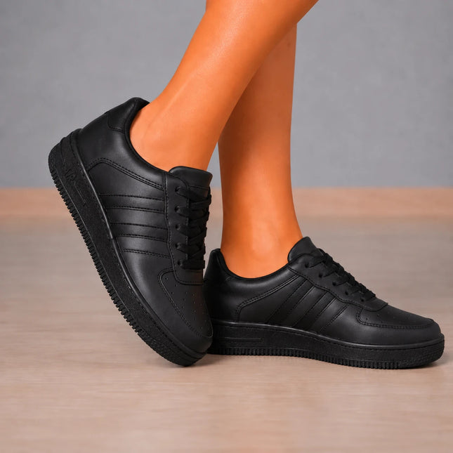 Zapatillas Urbanas Mujer Sisak - Negro Total