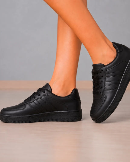 Zapatillas Urbanas Mujer Sisak - Negro Total