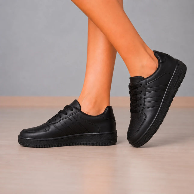 Zapatillas Urbanas Mujer Sisak - Negro Total