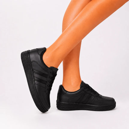 Zapatillas Urbanas Mujer Sisak - Negro Total