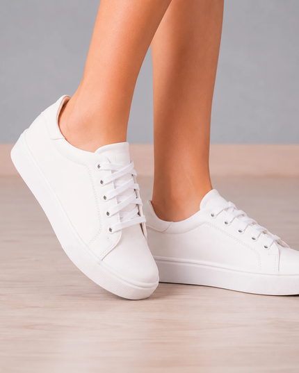 Zapatillas Urbanas Mujer Split - Blanco