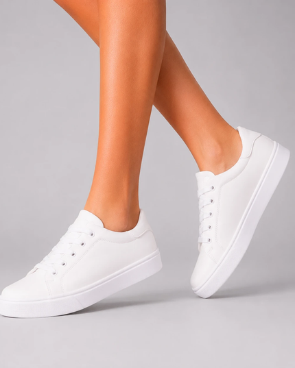 Zapatillas Urbanas Mujer Split - Blanco