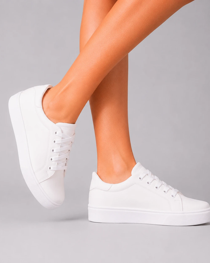 Zapatillas Urbanas Mujer Split - Blanco