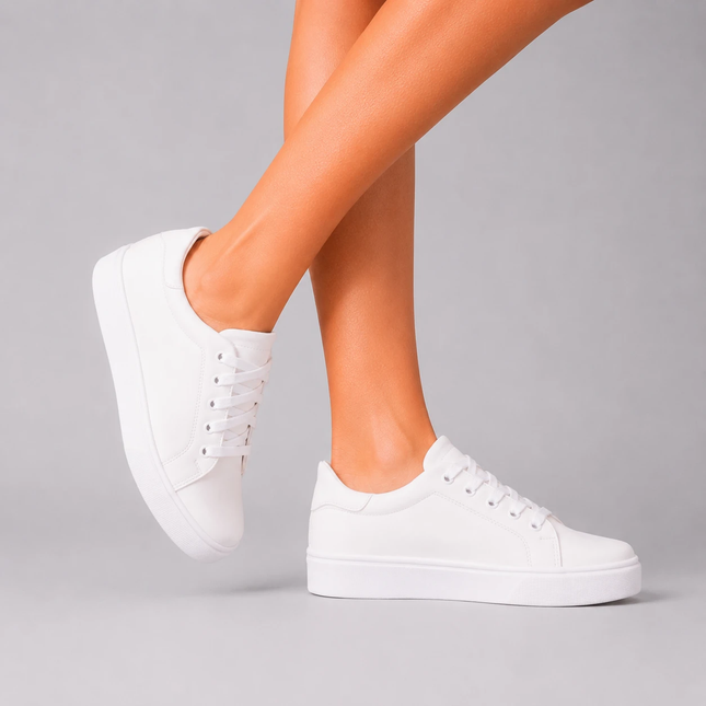 Zapatillas Urbanas Mujer Split - Blanco