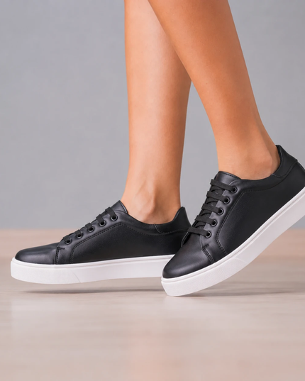 Zapatillas Urbanas Mujer Split - Negro