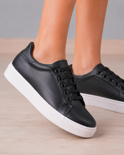 Zapatillas Urbanas Mujer Split - Negro