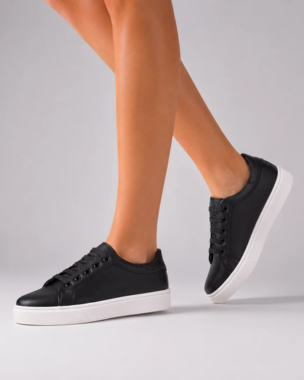 Zapatillas Urbanas Mujer Split - Negro