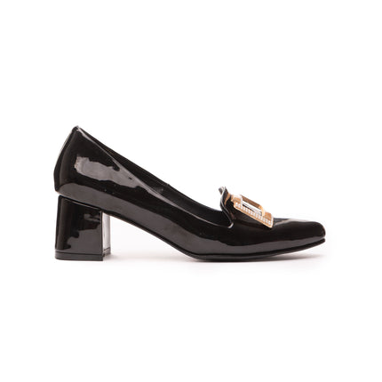 Stilettos Kozani - Negro Charol