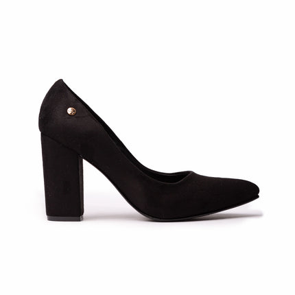 Stilettos Mujer Pireo - Negro Gamuza