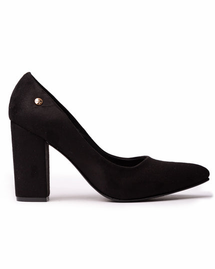 Stilettos Pireo - Negro Gamuza