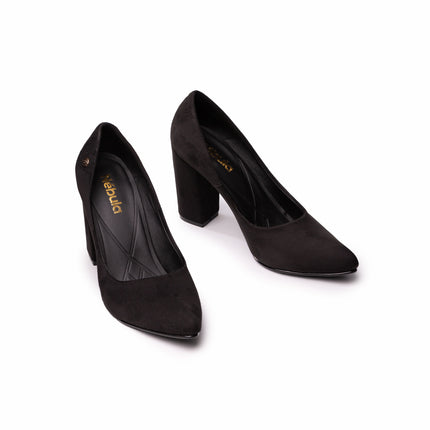 Stilettos Mujer Pireo - Negro Gamuza