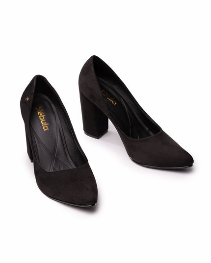 Stilettos Pireo - Negro Gamuza