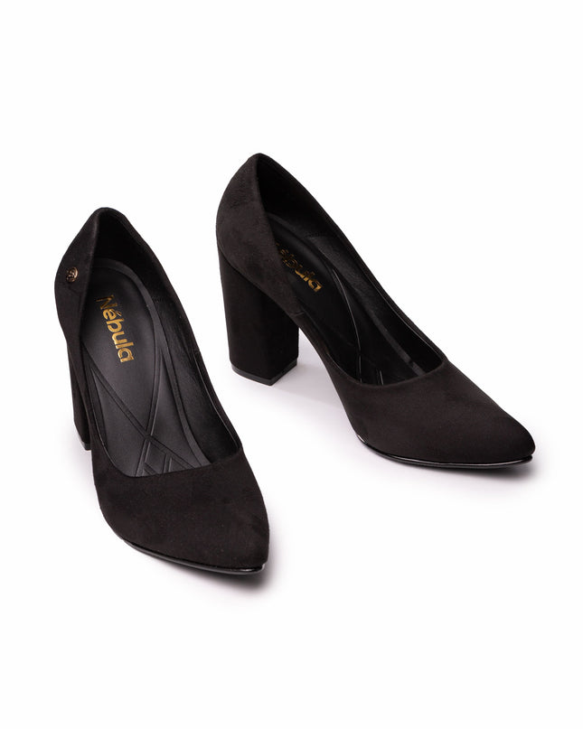 Stilettos Pireo - Negro Gamuza