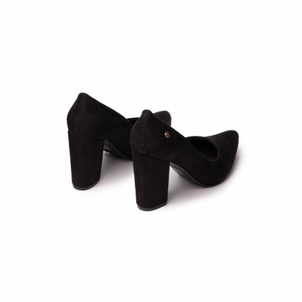 Stilettos Mujer Pireo - Negro Gamuza