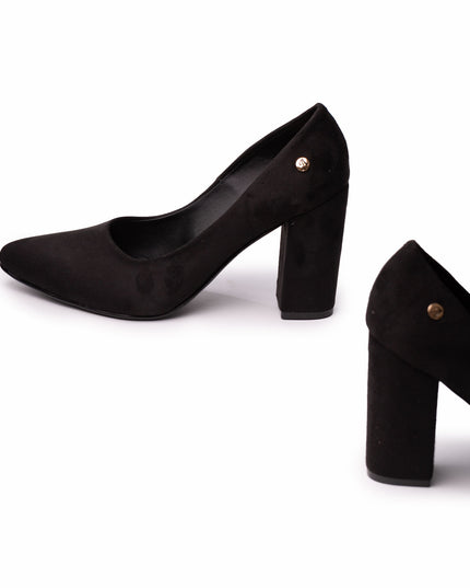 Stilettos Pireo - Negro Gamuza
