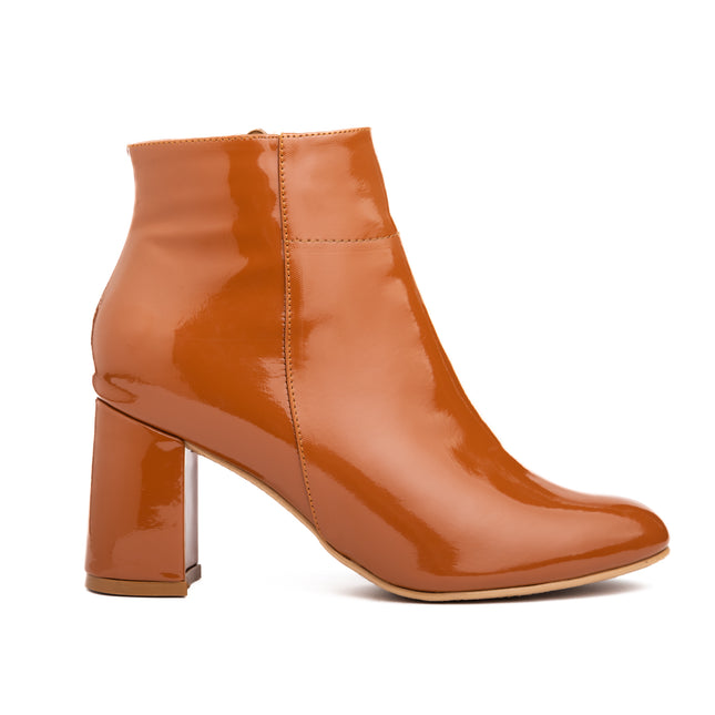 Botas Mujer Texas - Camel Charol