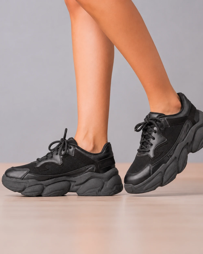 Zapatillas Urbanas Mujer Tarragona - Negro