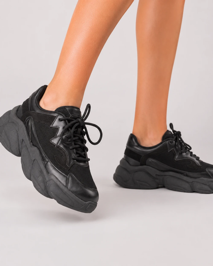 Zapatillas Urbanas Mujer Tarragona - Negro