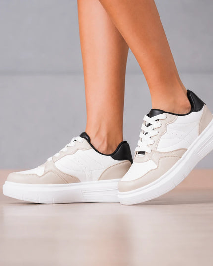 Zapatillas Urbanas Mujer Teheran - Beige